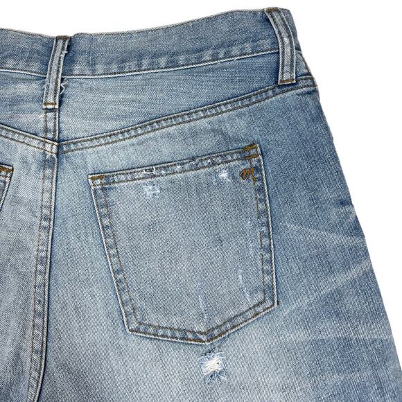 Madewell The Perfect Summer Short 27 Denim Jean Cutoffs Light Wash Distressed - Picture 4 of 6